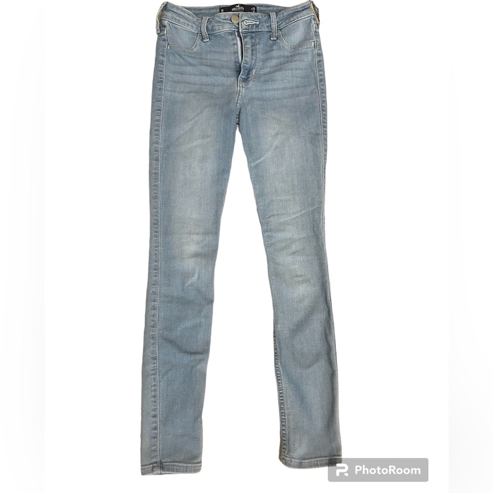 Hollister HIGH-RISE LIGHT WASH JEAN LEGGINGS. Size 1S. W25. L26.